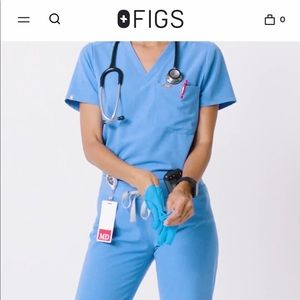 FIGS XXS SET- Catarina top & Livingston pant